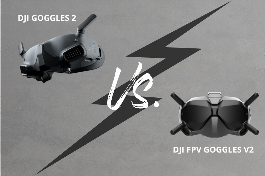 DJI Goggles 2 vs FPV Goggles V2: which helmet to choose?
